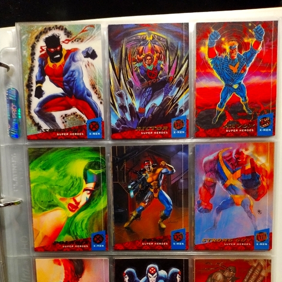 Marvel Other - (Rare vintage) Marvel '94 FLEER X-MEN superhero trading cards.